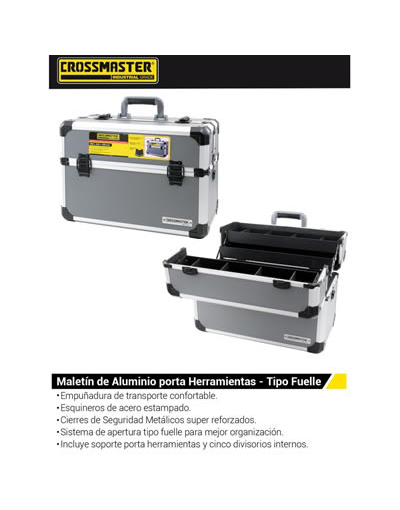 Caja Porta Herramientas con Fuelles CROSSMASTER